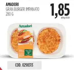 Carico Cash & Carry Amadori gran burger impanato offerta