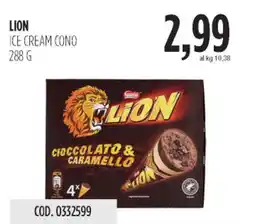 Carico Cash & Carry Lion ice cream cono offerta