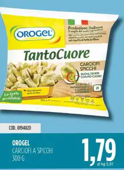 Carico Cash & Carry Orogel carciofi a spicchi offerta