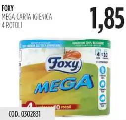 Carico Cash & Carry Foxy mega carta igienica offerta