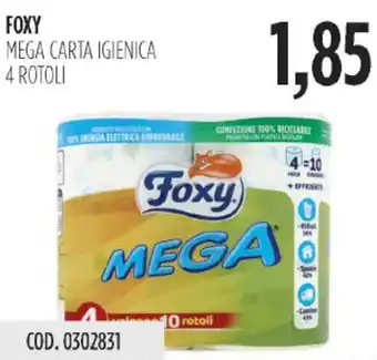 Carico Cash & Carry Foxy mega carta igienica offerta