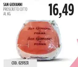 Carico Cash & Carry San giovanni prosciutto cotto offerta