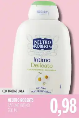 Carico Cash & Carry Neutro roberts sapone intimo offerta