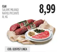 Carico Cash & Carry Clai salame milano/ napoli piccante offerta