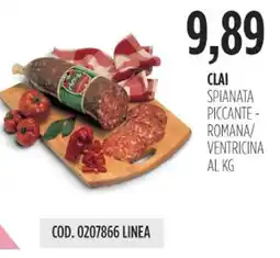 Carico Cash & Carry Clai spianata piccante - romana/ ventricina offerta
