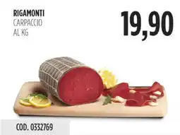 Carico Cash & Carry Rigamonti carpaccio offerta