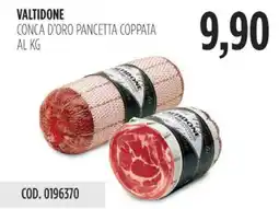 Carico Cash & Carry Valtidone conca d'oro pancetta coppata offerta