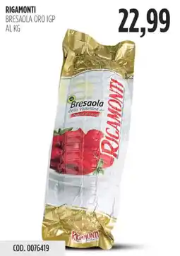 Carico Cash & Carry Rigamonti bresaola oro igp offerta