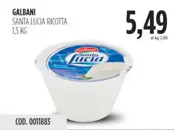 Carico Cash & Carry Galbani santa lucia ricotta offerta