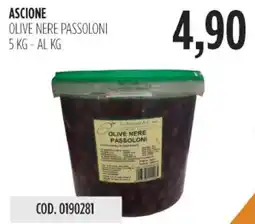 Carico Cash & Carry Ascione olive nere passoloni offerta