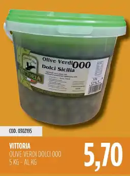 Carico Cash & Carry Vittoria olive verdi dolci 000 offerta