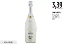Carico Cash & Carry Sant'orsola prosecco ice demi sec offerta