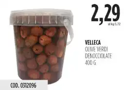 Carico Cash & Carry Velleca olive verdi denocciolate offerta
