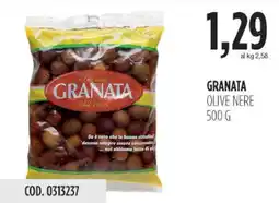Carico Cash & Carry Granata olive nere offerta
