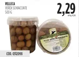 Carico Cash & Carry Velleca verdi schiacciate offerta