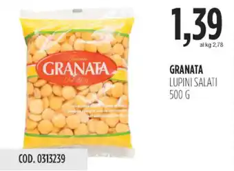 Carico Cash & Carry Granata lupini salati offerta