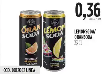 Carico Cash & Carry Lemonsoda/ oransoda offerta