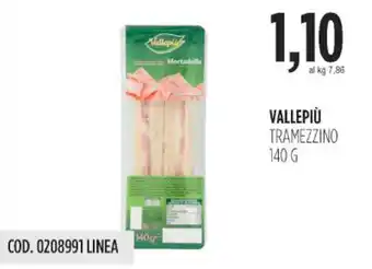 Carico Cash & Carry Vallepiù tramezzino offerta