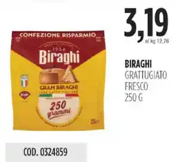 Carico Cash & Carry Biraghi grattugiato fresco offerta
