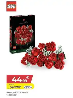 Toys Center Lego bouquet di rose 140975901 offerta