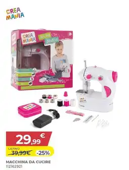 Toys Center Crea mania macchina da cucire 112162921 offerta