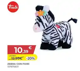 Toys Center Trudi zebra con fiori 157875601 offerta