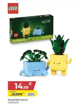 Toys Center Lego piantine felici 153935201 offerta