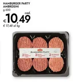 Bennet Hamburger party AMBROSINI offerta