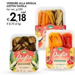 Bennet Verdure alla griglia cottin tavola offerta