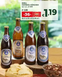 Bennet Birra hofbräu münchen offerta