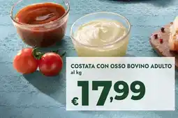 Bennet Costata con osso bovino adulto offerta