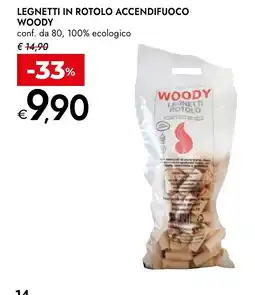 Bennet Legnetti in rotolo accendifuoco WOODY offerta