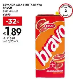 Bennet Bevanda alla frutta bravo RAUCH offerta