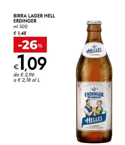 Bennet Birra lager hell ERDINGER offerta