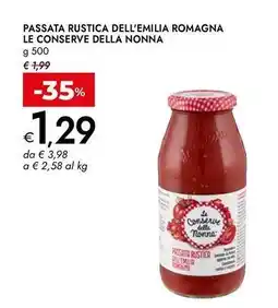 Bennet Passata rustica dell'emilia romagna LE CONSERVE DELLA NONNA offerta