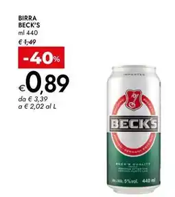 Bennet Birra BECK'S offerta