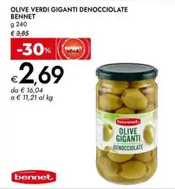 Bennet Olive verdi giganti denocciolate BENNET offerta