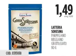 Carico Cash & Carry Latteria soresina parmigiano reggiano grattugiato offerta