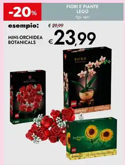 Bennet Fiori e piante lego, mini-orchidea botanicals offerta
