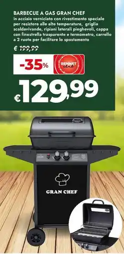Bennet Barbecue a gas gran chef offerta