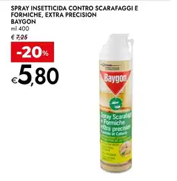 Bennet Spray insetticida contro scarafaggi e formiche, extra precision BAYGON offerta