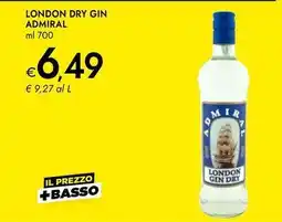 Bennet London dry gin ADMIRAL offerta