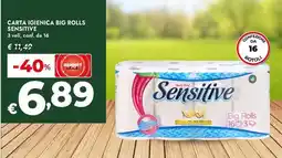 Bennet Carta igienica big rolls SENSITIVE offerta