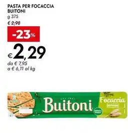 Bennet Pasta per focaccia BUITONI offerta