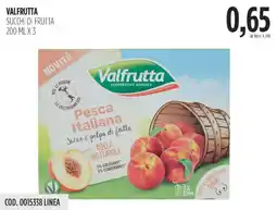Carico Cash & Carry Valfrutta succhi di frutta offerta