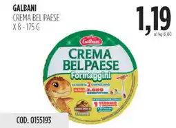 Carico Cash & Carry Galbani crema bel paese offerta