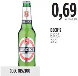 Carico Cash & Carry Beck's birra offerta