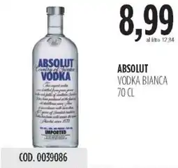 Carico Cash & Carry Absolut vodka bianca offerta