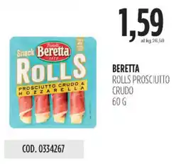 Carico Cash & Carry Beretta rolls prosciutto crudo offerta