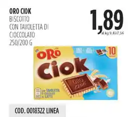 Carico Cash & Carry Oro ciok biscotto con tavoletta di cioccolato offerta
